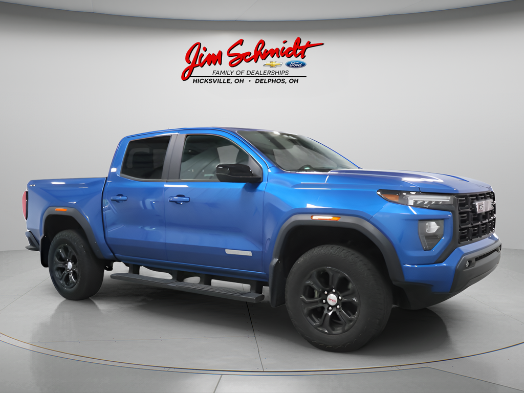 Dynamic Blue Metallic 2023 GMC Canyon Pickup Truck Four-Wheel Drive 8-Speed Automatic