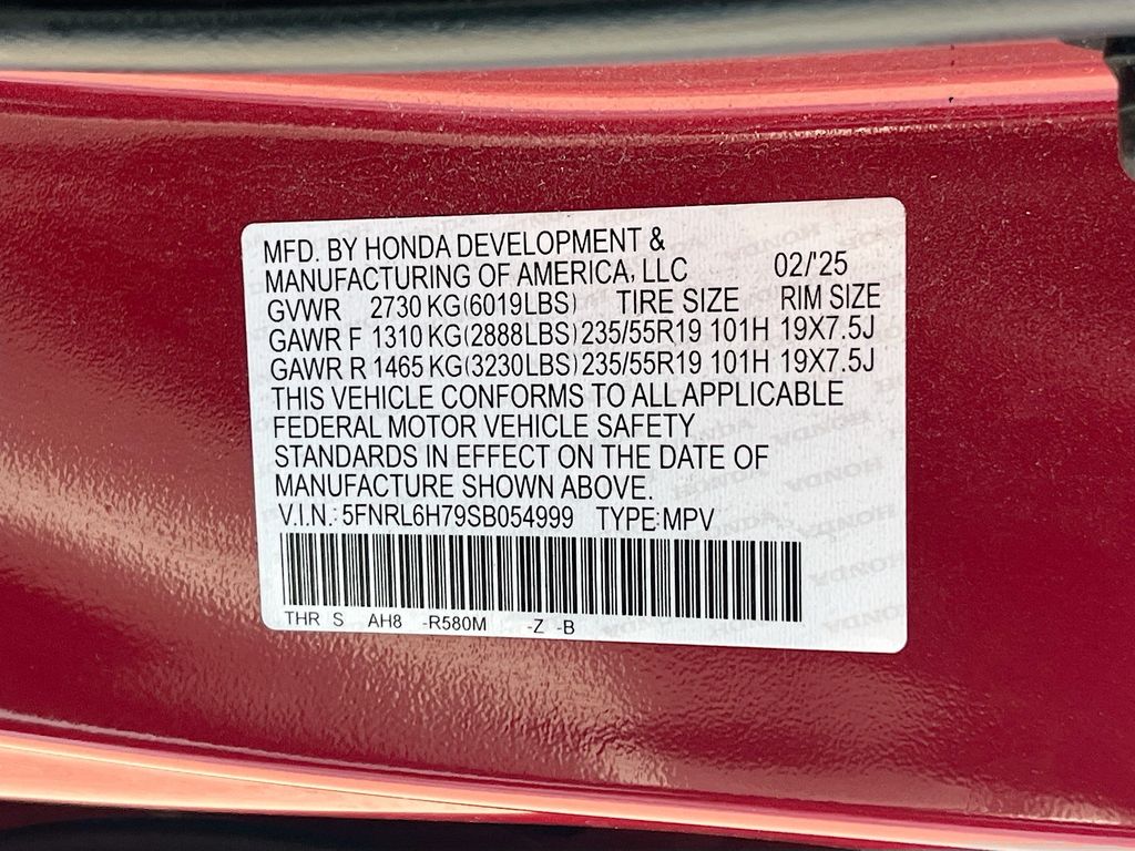 Used 2025 Red Honda Sport-L image 33