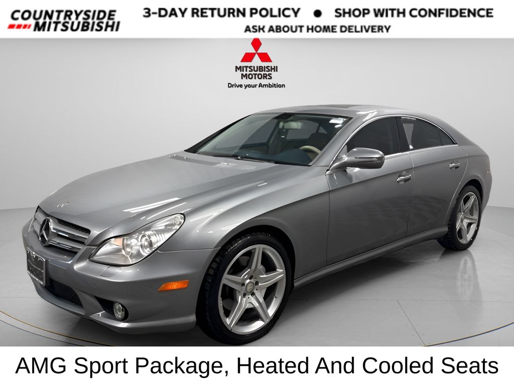 Gray 2010 Mercedes-Benz CLS 550 Sedan Rear-Wheel Drive 7-Speed Automatic