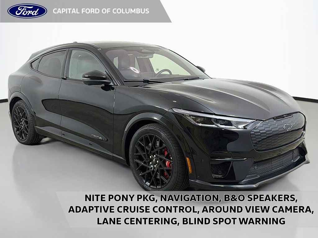 Shadow Black 2023 Ford Mustang Mach-E SUV / Crossover All-Wheel Drive Automatic