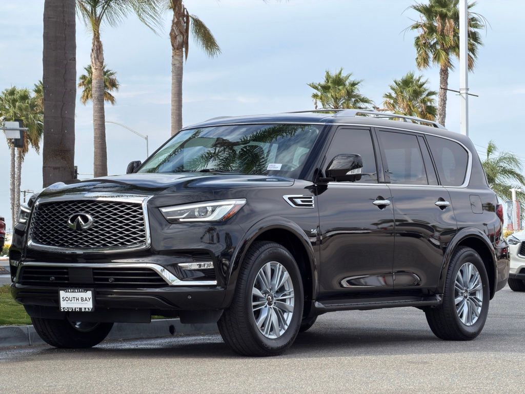Mineral Black 2019 INFINITI QX80 SUV / Crossover Rear-Wheel Drive 7-Speed Automatic