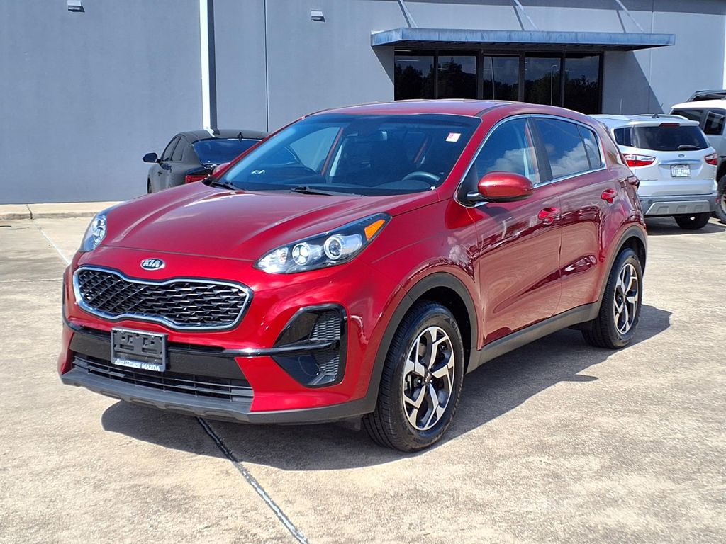 2022 Kia Sportage LX Red at DeMontrond Auto Country