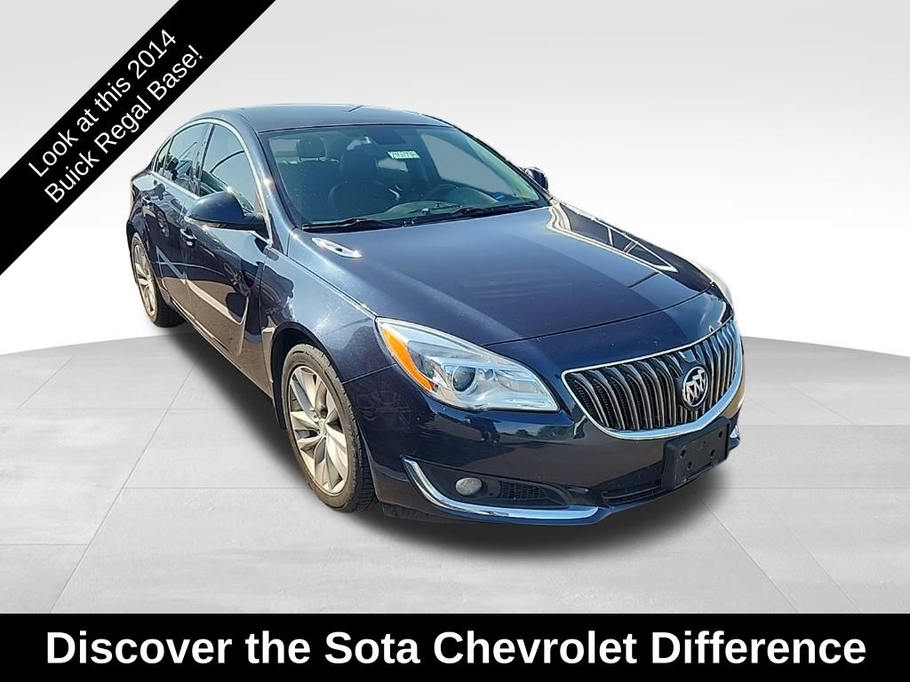 Gray (Graphite Blue Metallic) 2014 Buick Regal Sedan Front-Wheel Drive 6-Speed Automatic