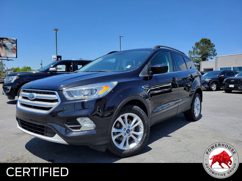Black Metallic 2019 Ford Escape SEL FWD SUV / Crossover Front-Wheel Drive 6-Speed Automatic