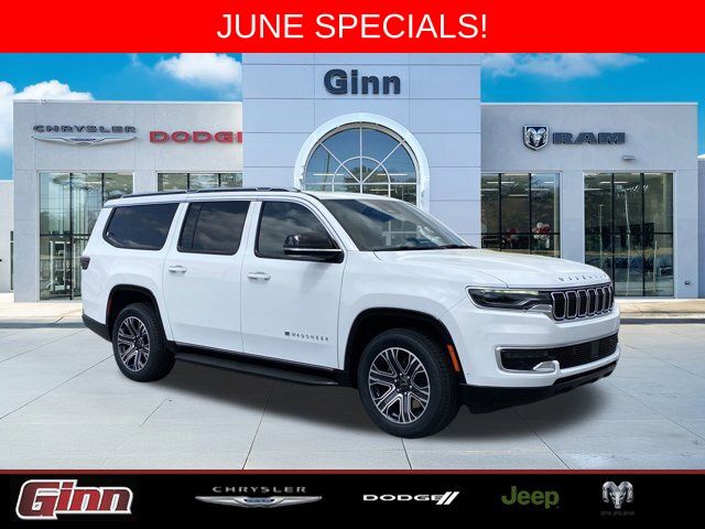 Bright White Clearcoat 2025 Jeep Wagoneer L 4WD SUV / Crossover Four-Wheel Drive 8-Speed Automatic