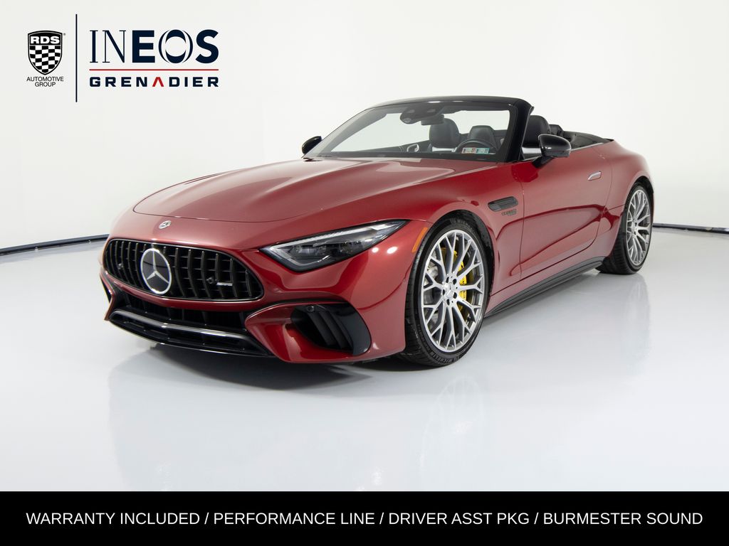 MANUFAKTUR Patagonia Red Metallic 2022 Mercedes-Benz SL-Class Convertible All-Wheel Drive 9-Speed Automatic