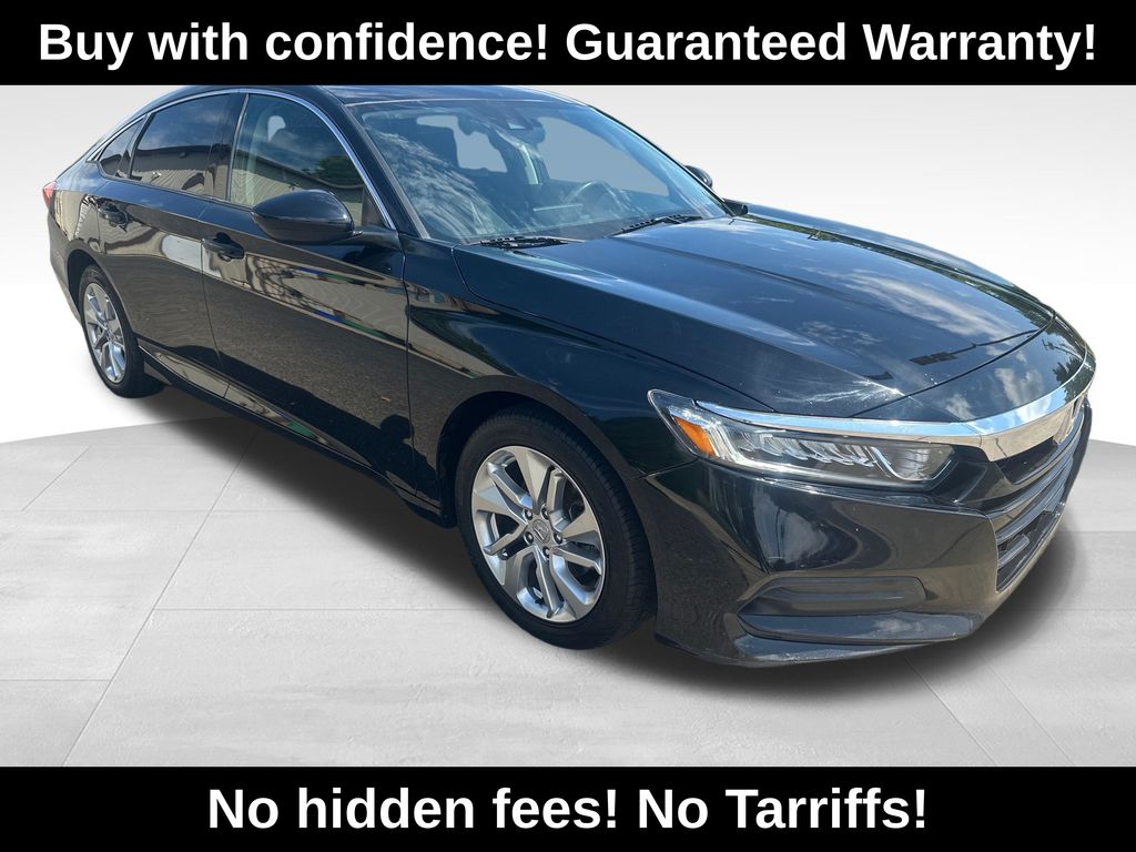 Crystal Black Pearl 2019 Honda Accord Sedan Front-Wheel Drive Continuously Variable Transmission