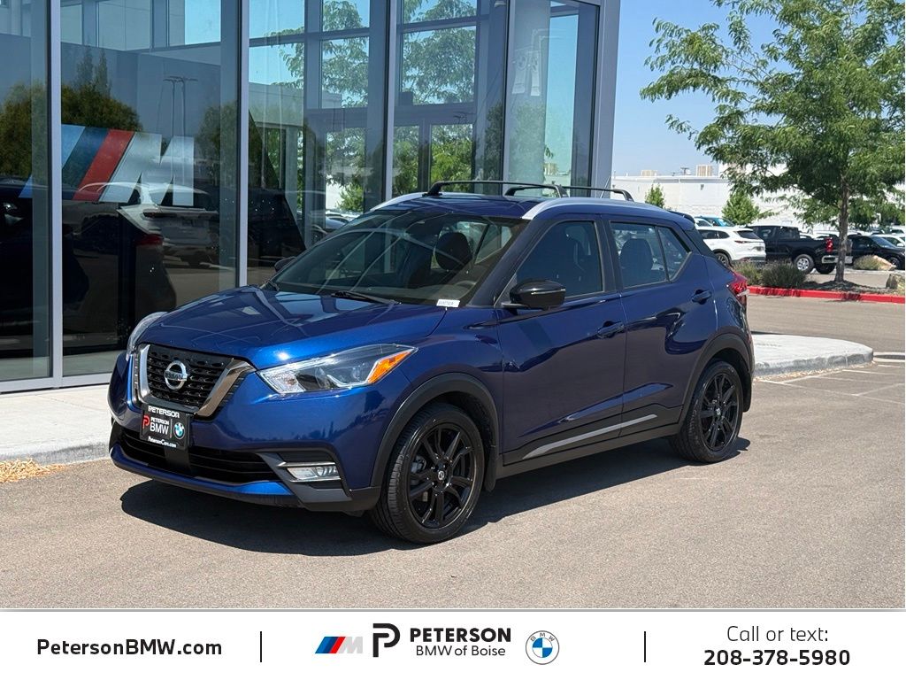 Deep Blue Pearl Metallic 2020 Nissan Kicks SUV / Crossover Front-Wheel Drive Continuously Variable Transmission