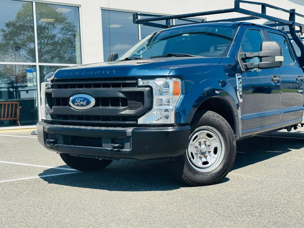 Blue 2020 Ford F-250 Super Duty Pickup Truck 4X2 Automatic
