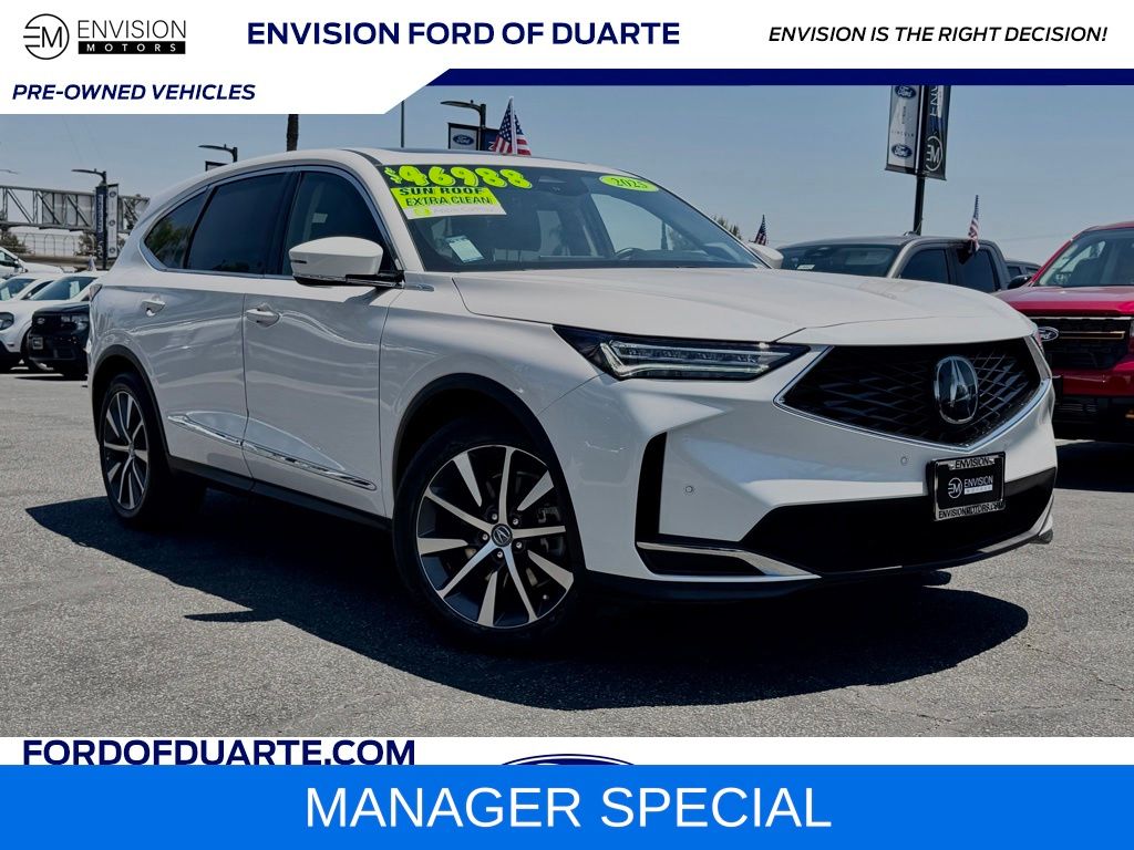 Platinum White Pearl 2025 Acura MDX SUV / Crossover Front-Wheel Drive Automatic