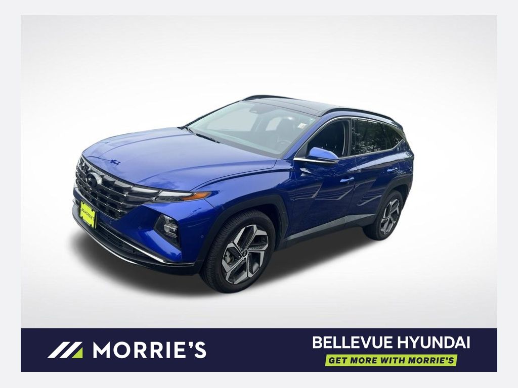 Intense Blue 2022 Hyundai Tucson SUV / Crossover All-Wheel Drive 8-Speed Automatic