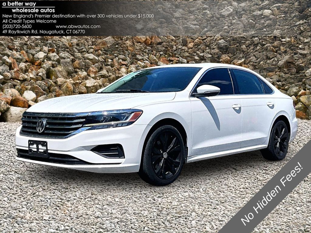 White 2022 Volkswagen Passat Sedan Front-Wheel Drive 6-Speed Automatic
