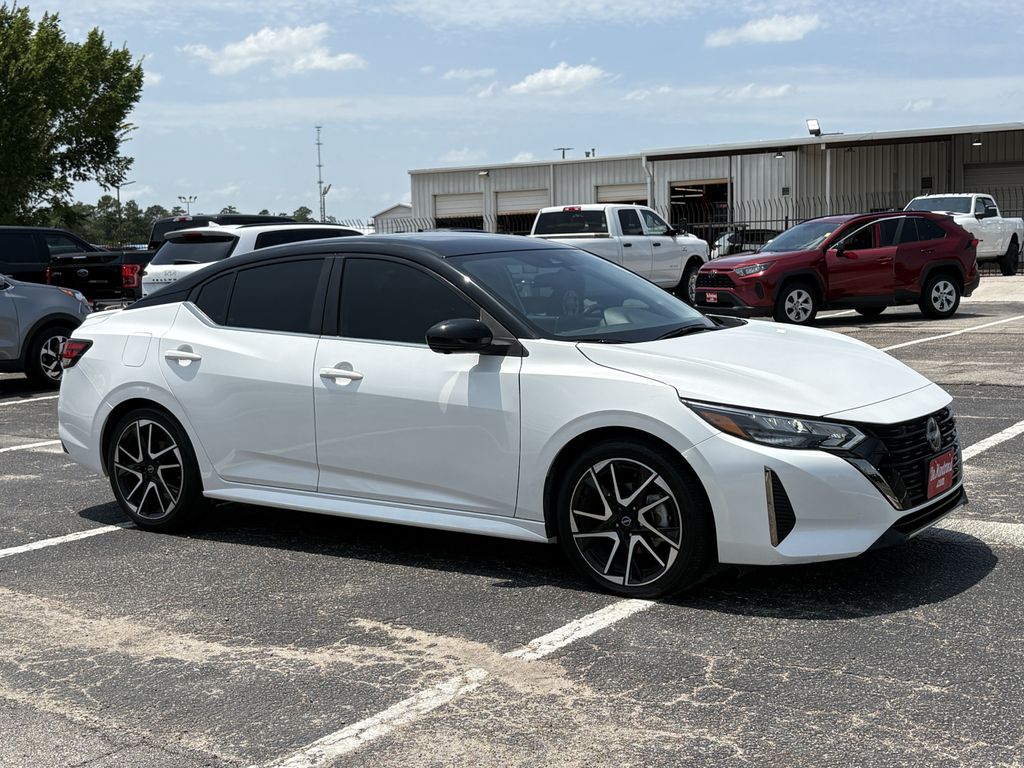2024 Nissan Sentra SR White at North Houston Mitsubishi