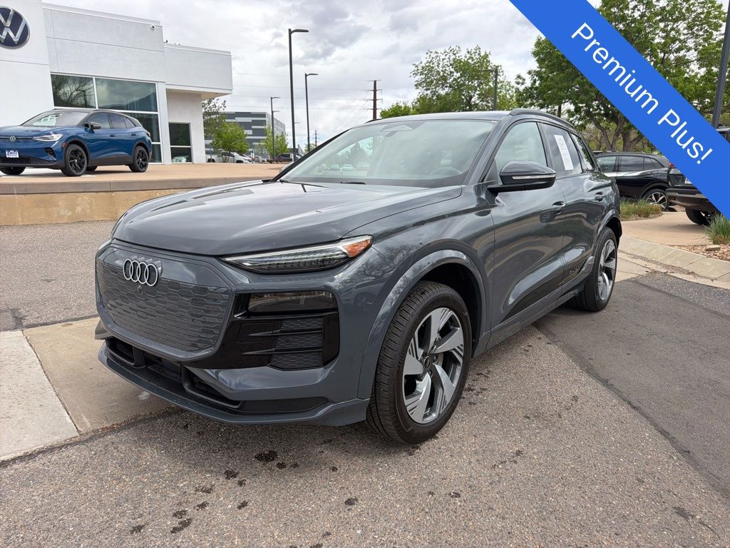 Magnet Gray 2025 Audi Q6 e-tron quattro Premium Plus SUV / Crossover All-Wheel Drive Automatic