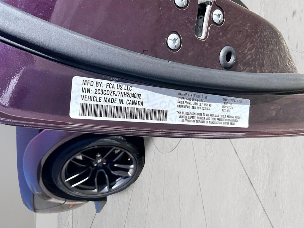 Used 2022 Dodge Challenger R/T Scat Pack Widebody 2D Coupe