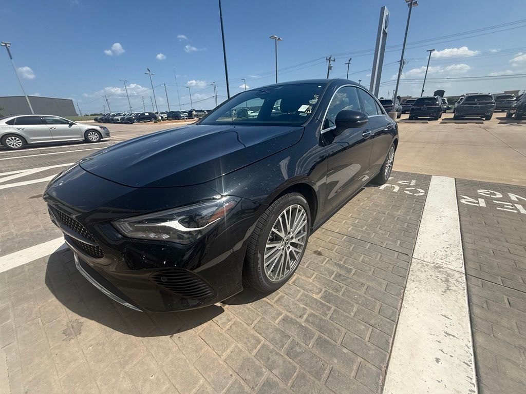 Black 2025 Mercedes-Benz CLA Coupe Front-Wheel Drive 8-Speed Dual Clutch