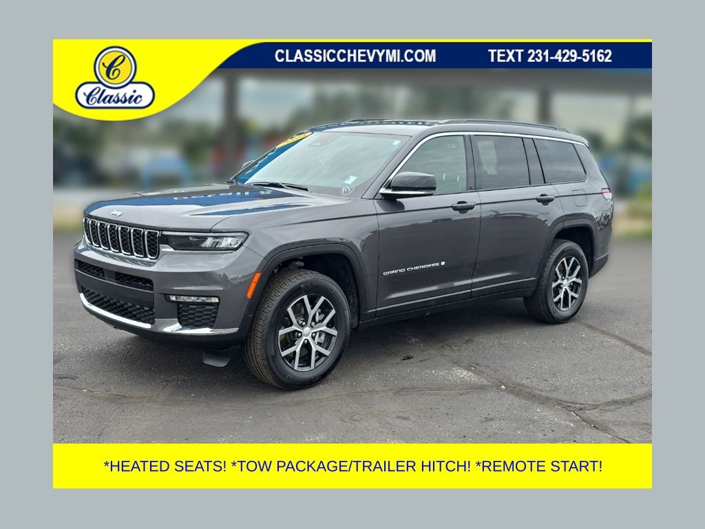 Baltic Gray Metallic Clearcoat 2025 Jeep Grand Cherokee L SUV / Crossover Four-Wheel Drive 8-Speed Automatic