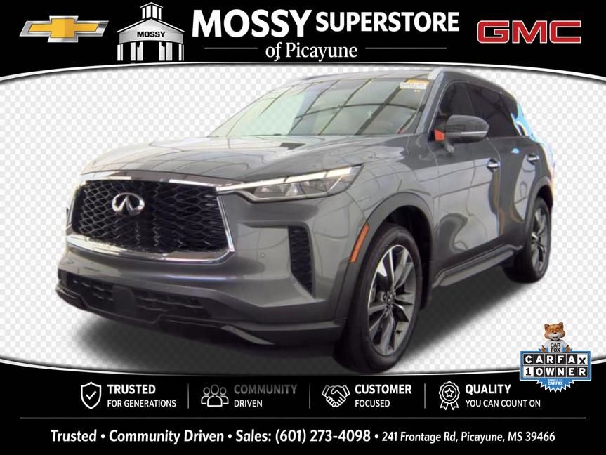 Gray (Graphite Shadow) 2024 INFINITI QX60 SUV / Crossover Front-Wheel Drive 9-Speed Automatic