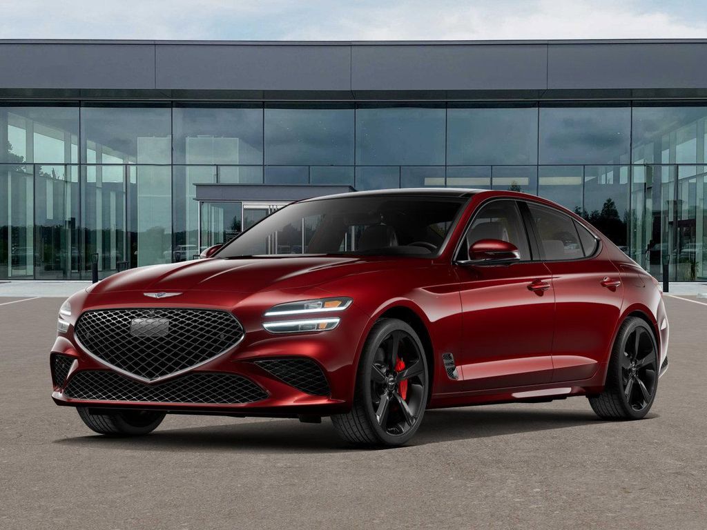 Cavendish Red 2026 Genesis G70 Sedan All-Wheel Drive 8-Speed Automatic