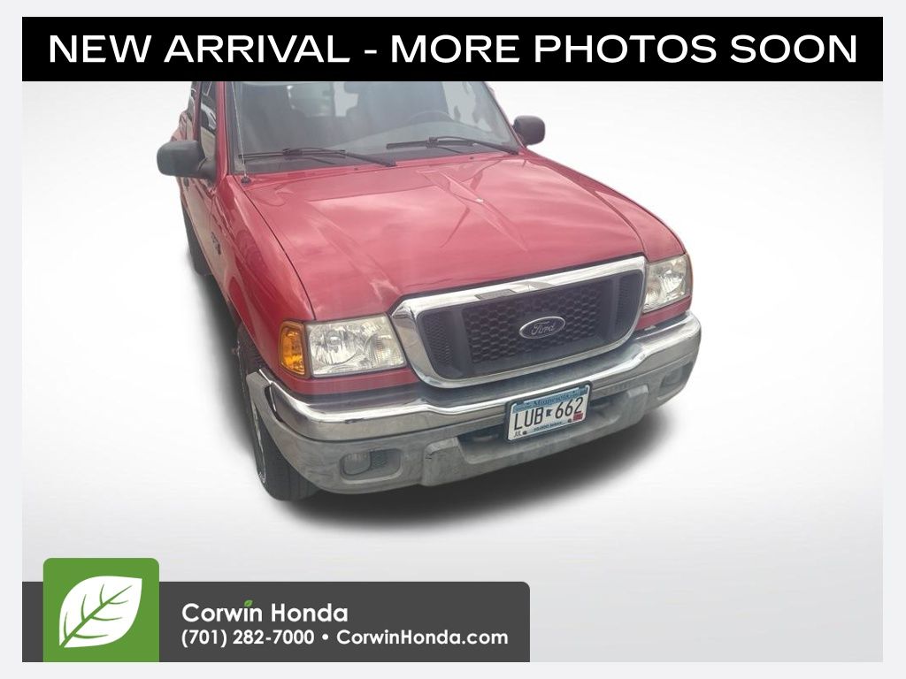 Bright Red Clearcoat 2004 Ford Ranger 4 Dr XLT 4WD Extended Cab SB Pickup Truck Four-Wheel Drive 5-Speed Automatic Overdrive