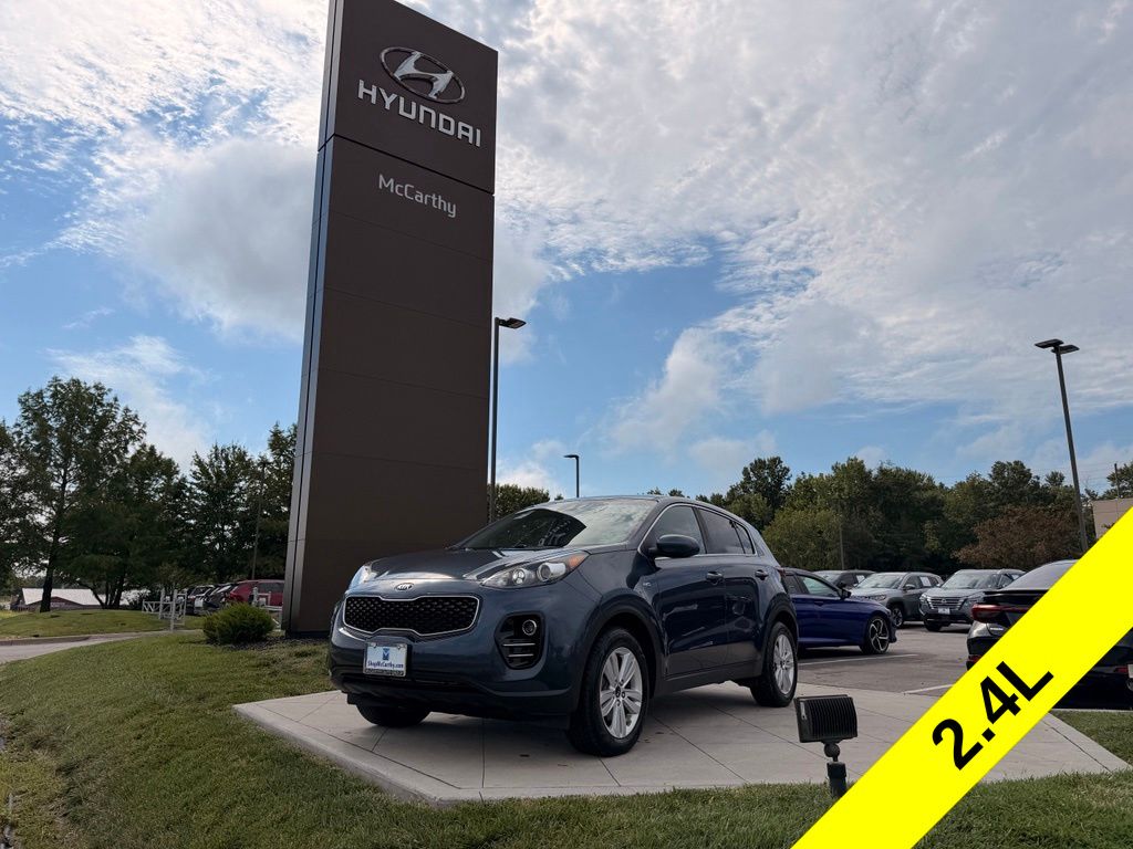 Pacific Blue 2018 Kia Sportage SUV / Crossover All-Wheel Drive 6-Speed Automatic Overdrive