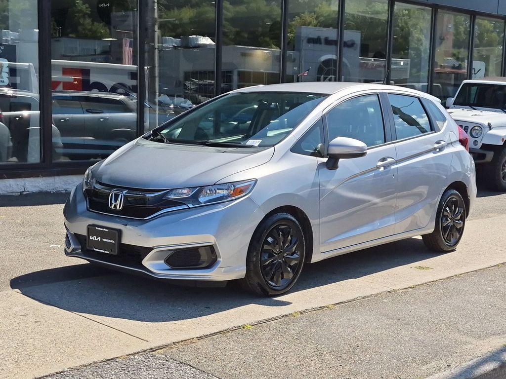 Silver 2019 Honda Fit Hatchback Front-Wheel Drive Continuously Variable Transmission