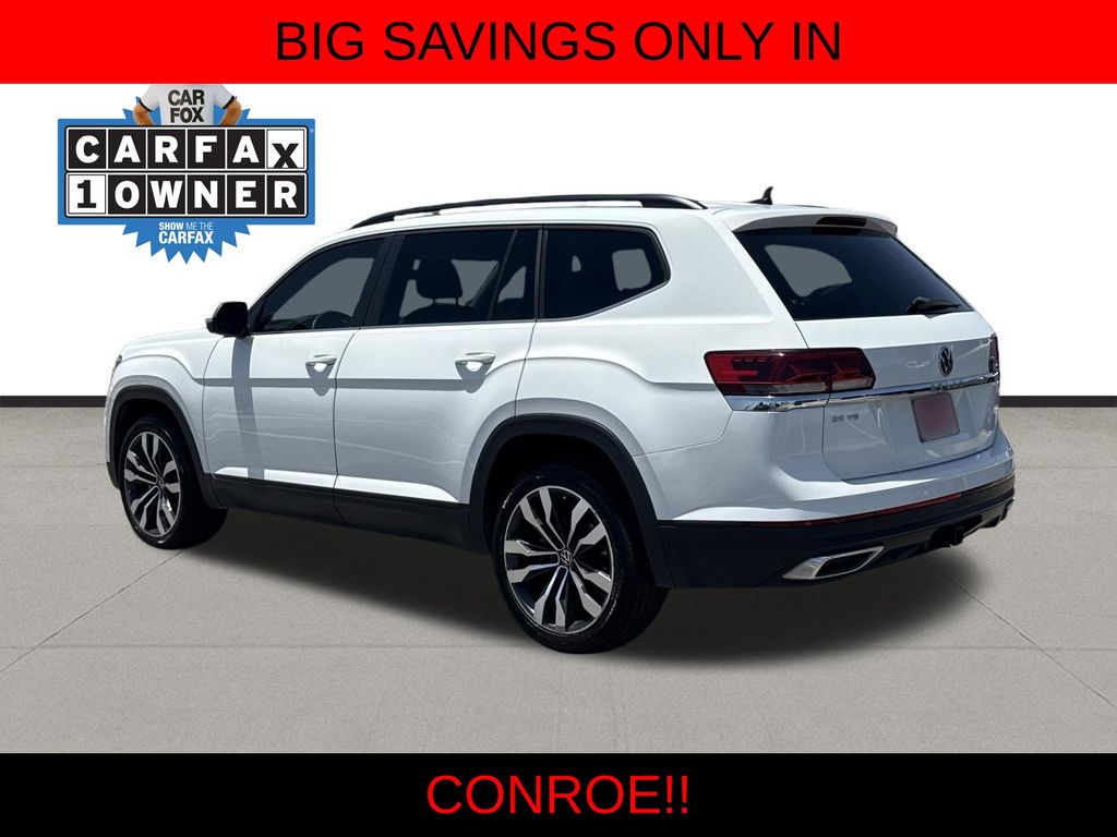 2022 Volkswagen Atlas 3.6L V6 SE w/Technology White at North Houston Mitsubishi