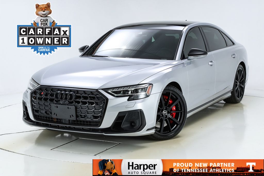 Florett Silver Metallic 2022 Audi S8 4.0T quattro Sedan All-Wheel Drive 8-Speed Automatic