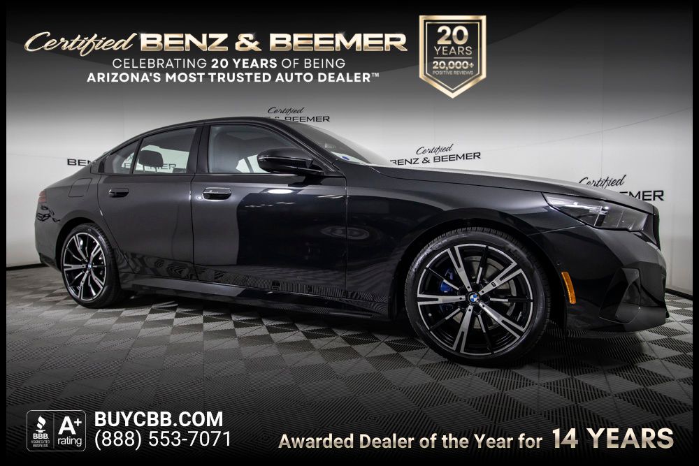 Black Sapphire Metallic 2026 BMW 5 Series Sedan Rear-Wheel Drive 8-Speed Automatic