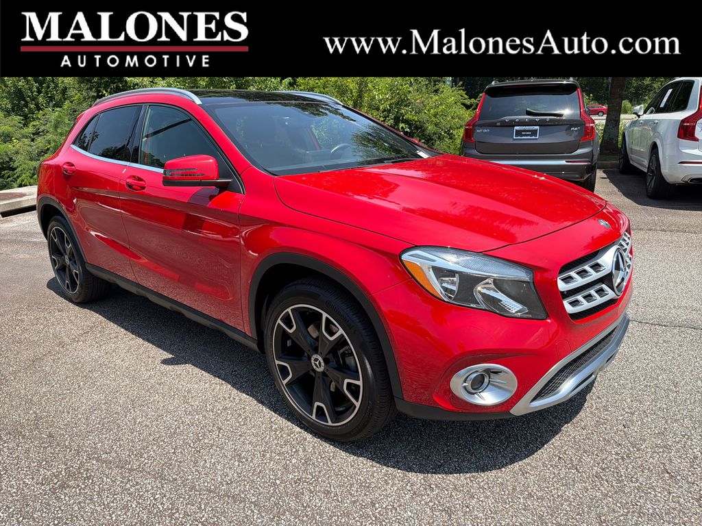 Jupiter Red 2019 Mercedes-Benz GLA SUV / Crossover Front-Wheel Drive 7-Speed Automatic