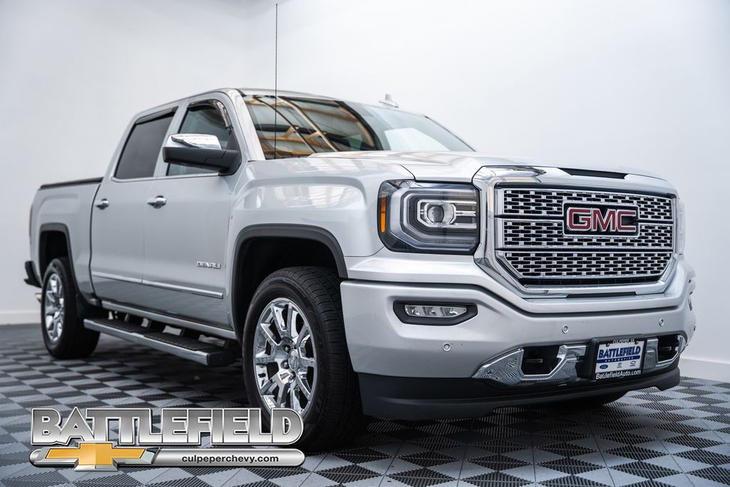 Quicksilver Metallic 2017 GMC Sierra 1500 Pickup Truck Four-Wheel Drive 8-Speed Automatic Overdrive