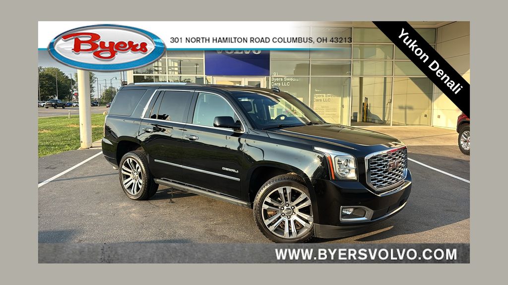 Onyx Black 2018 GMC Yukon SUV / Crossover Four-Wheel Drive
