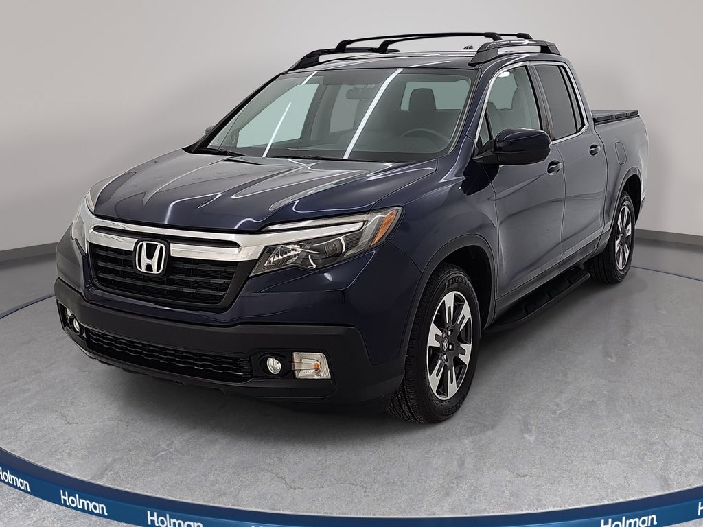 Black (Obsidian Blue Pearl) 2017 Honda Ridgeline Pickup Truck Front-Wheel Drive 6-Speed Automatic