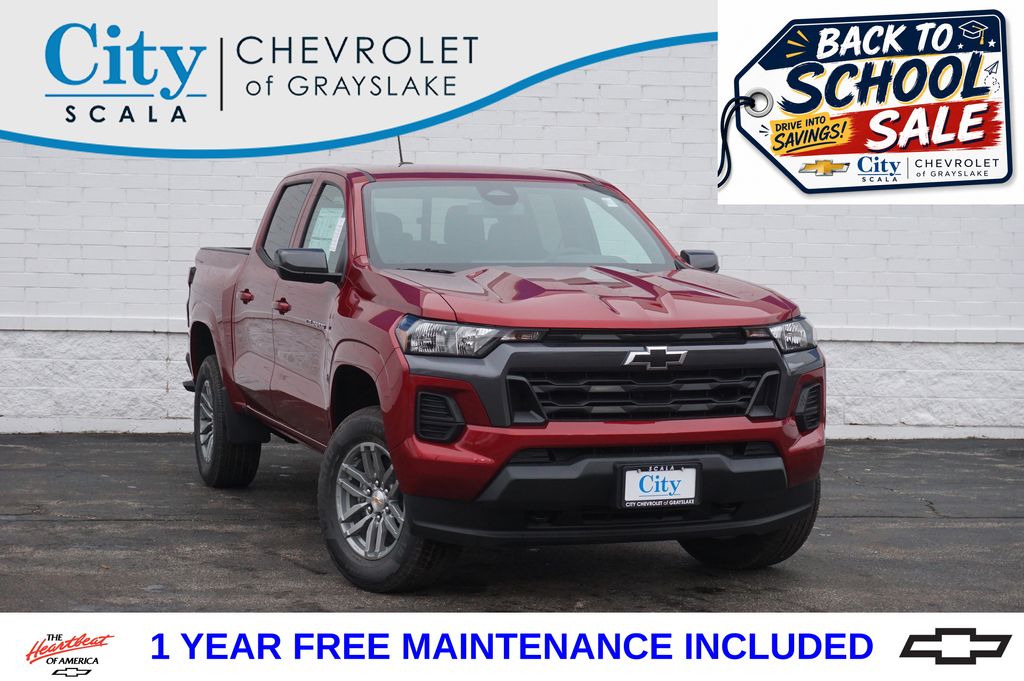 Radiant Red Tintcoat 2026 Chevrolet Colorado Pickup Truck Four-Wheel Drive 8-Speed Automatic
