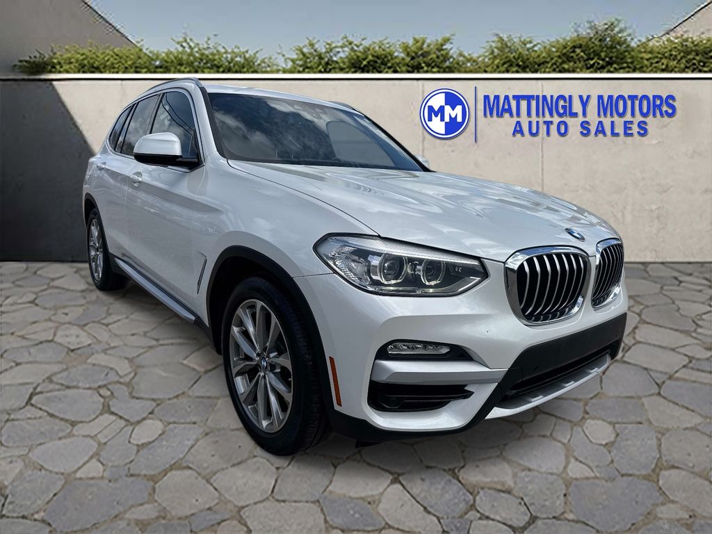 Mineral White Metallic 2019 BMW X3 sDrive30i RWD SUV / Crossover Rear-Wheel Drive 8-Speed Automatic
