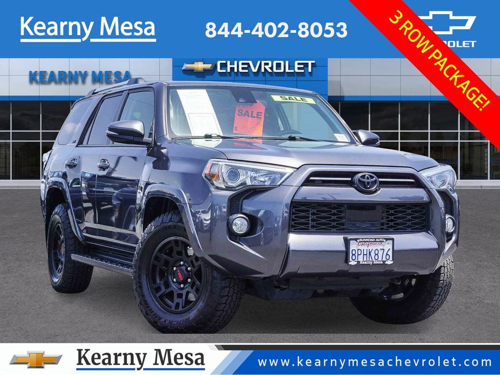 Magnetic Gray Metallic 2020 Toyota 4Runner SR5 Premium RWD SUV / Crossover 4X2 5-Speed Automatic Overdrive