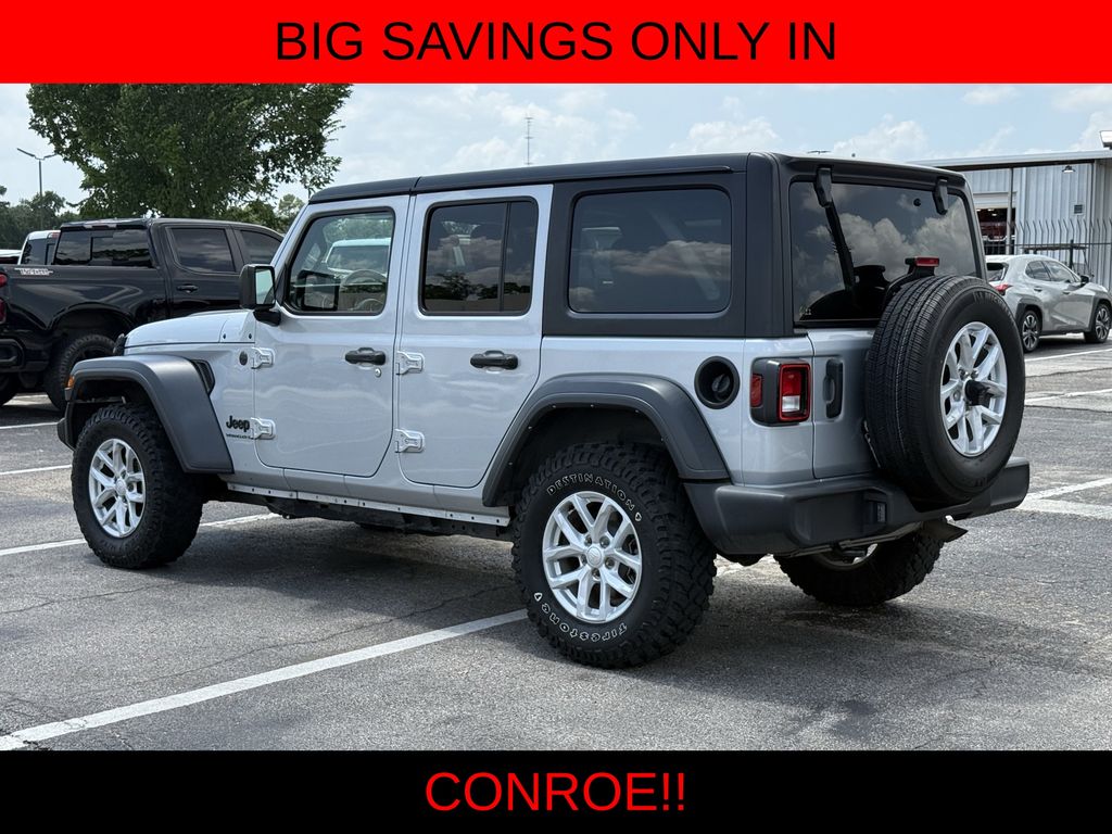 2023 Jeep Wrangler Sport S Silver at DeMontrond Mazda