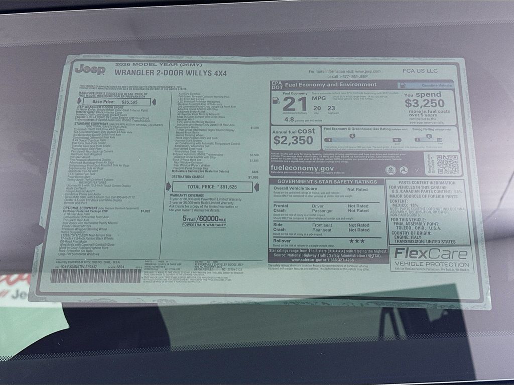 New 2026 White/off-white Jeep Willys image 21