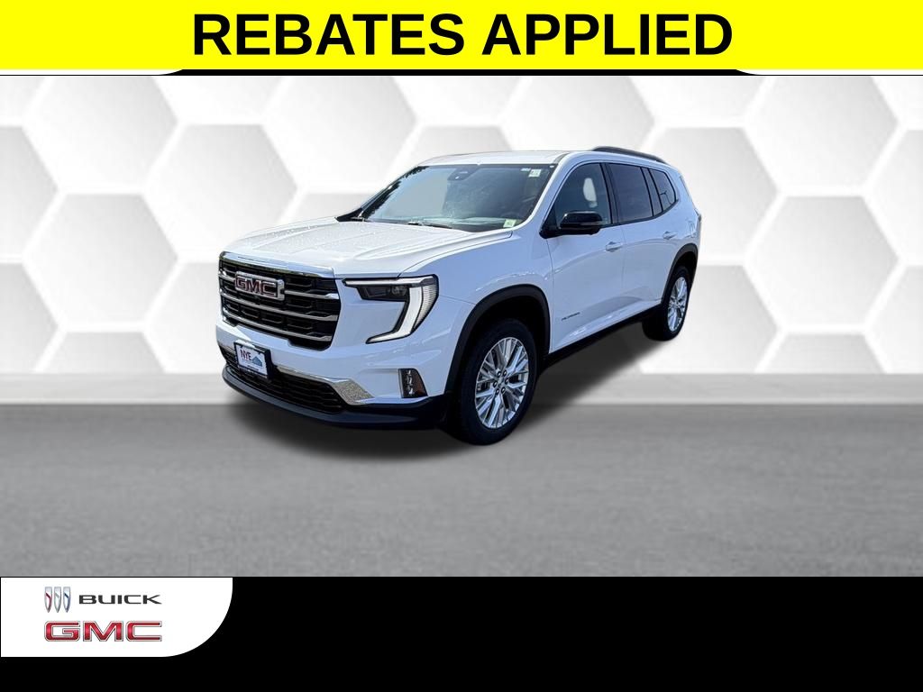 Summit White 2026 GMC Acadia SUV / Crossover Four-Wheel Drive 8-Speed Automatic