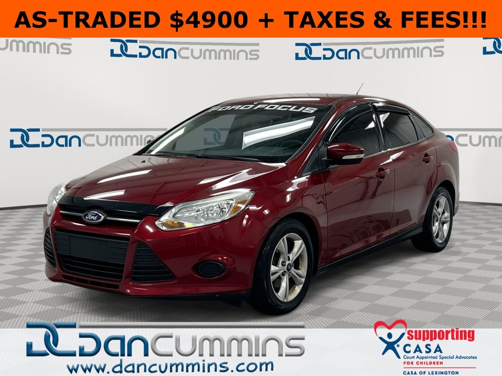 Ruby Red Metallic 2013 Ford Focus SE Sedan Front-Wheel Drive 6-Speed Automatic