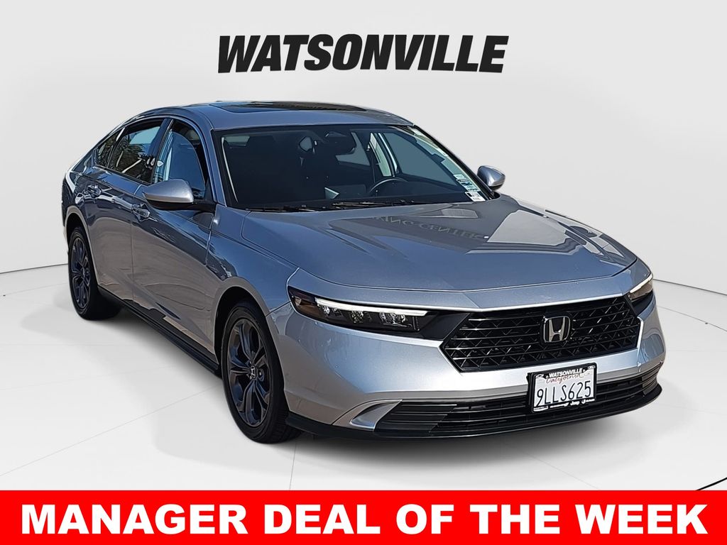 Silver 2023 Honda Accord EX FWD Sedan Front-Wheel Drive Continuously Variable Transmission