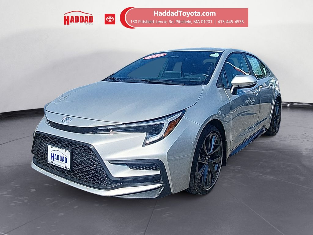 Classic Silver Metallic 2025 Toyota Corolla Sedan Front-Wheel Drive Continuously Variable Transmission