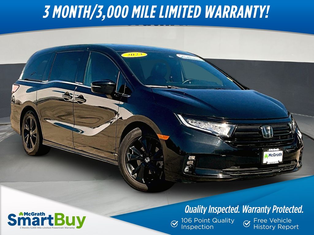 Black 2023 Honda Odyssey Sport FWD Minivan Front-Wheel Drive Automatic