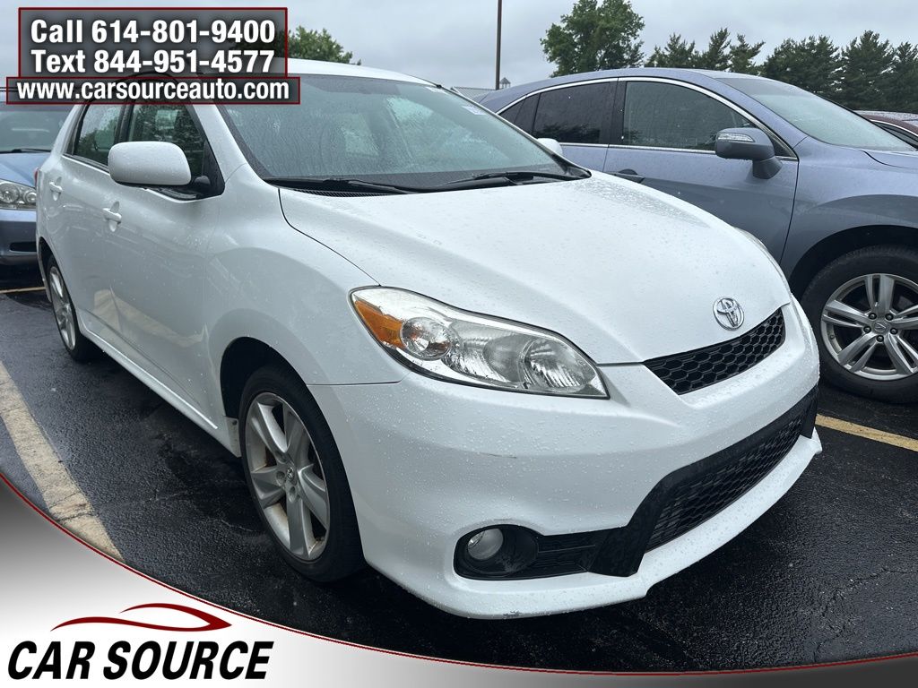Super White 2013 Toyota Matrix S AWD Hatchback All-Wheel Drive 4-Speed Automatic