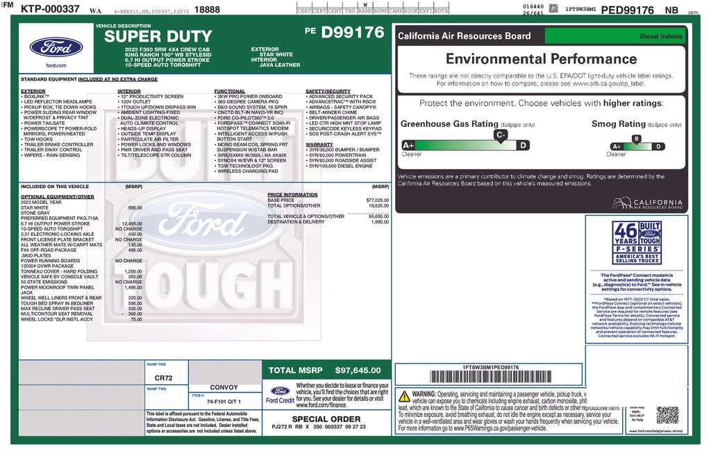 2023 Ford F-350 Super Duty King Ranch