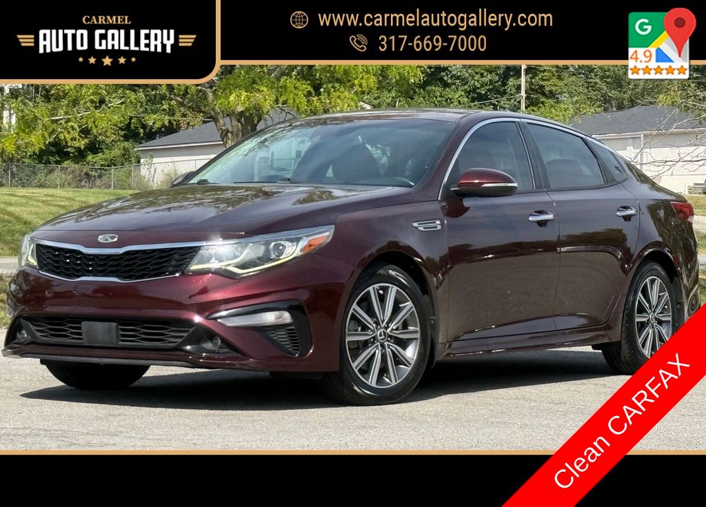 Red (Sangria) 2019 Kia Optima Sedan 7-Speed Automatic