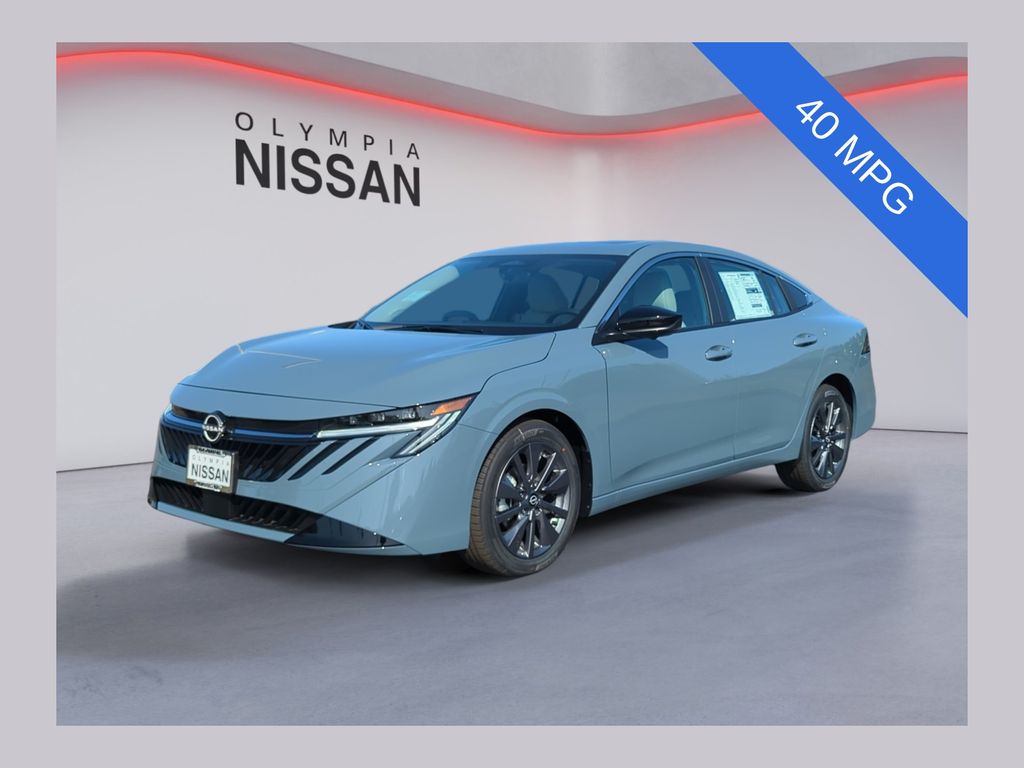 Atlantic Gray Metallic 2026 Nissan Sentra Sedan Front-Wheel Drive Continuously Variable Transmission