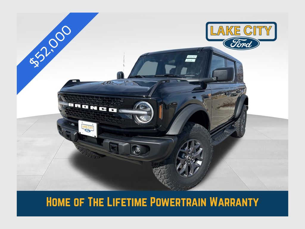 Shadow Black 2025 Ford Bronco SUV / Crossover Four-Wheel Drive Automatic