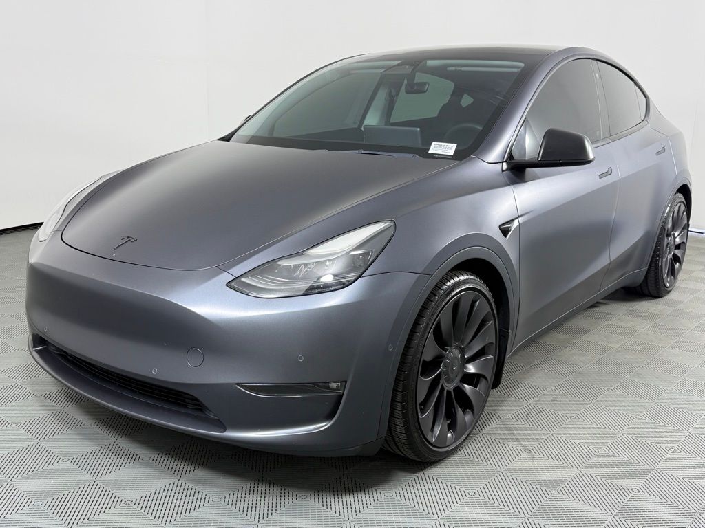 Midnight Silver Metallic 2021 Tesla Model Y Performance AWD SUV / Crossover All-Wheel Drive 1-Speed Automatic