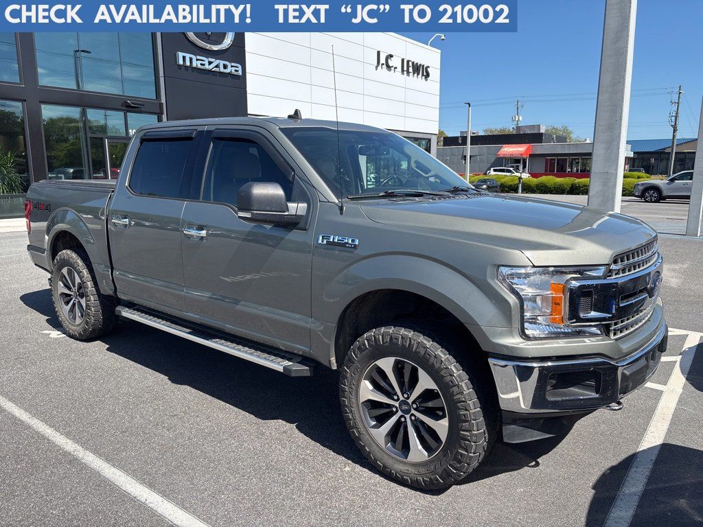 Silver Spruce Metallic 2019 Ford F-150 XLT SuperCrew 4WD Pickup Truck Four-Wheel Drive Automatic